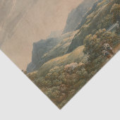 Berglandschapsscène Tissuepapier (Detail)