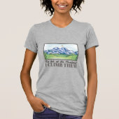 Berglandschapsschildering T-shirt (Voorkant)