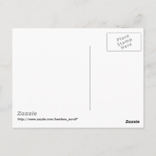 Berglaos Sunset Briefkaart (Achterkant)