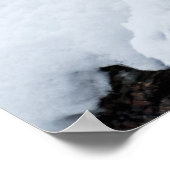 Bergleeuw op de hunt poster (Hoek)