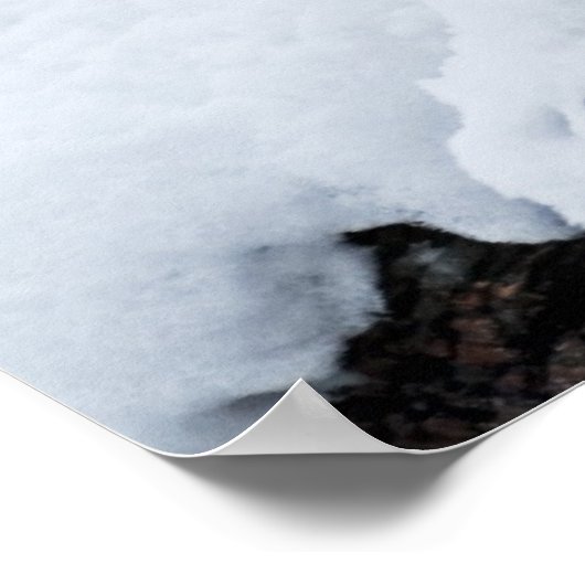 Bergleeuw op de hunt poster (Hoek)