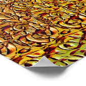 Bergleeuw - Verborgen 3D-afdruk Poster (Hoek)