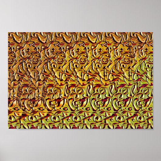 Bergleeuw - Verborgen 3D-afdruk Poster (Voorkant)