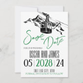 Bergliefde Groen Save The Date (Voorkant)