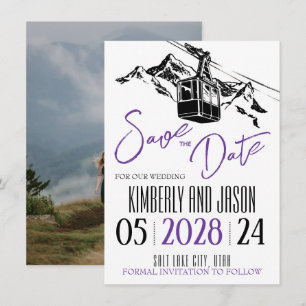 Bergliefde Paars Save The Date