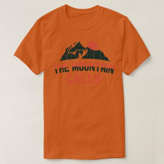 Bergliefdesbeklimming van het Alpinistisch ontwerp T-shirt (Design voorkant)