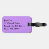 Berglupinen in Yosemite Bagagelabel (Achterkant horizontaal)