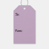 Berglupinen in Yosemite Cadeaulabel (Achterkant)