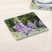 Berglupinen in Yosemite Kartonnen Onderzetters (Schuin)