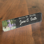 Berglupinen in Yosemite Naambordje (Zijkant)