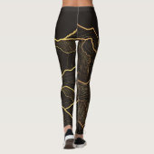 Bergluxe: Golden Line Elegance Leggings (Achterkant)