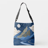 Bergmaanlicht Crossbody Tas (Achterkant)
