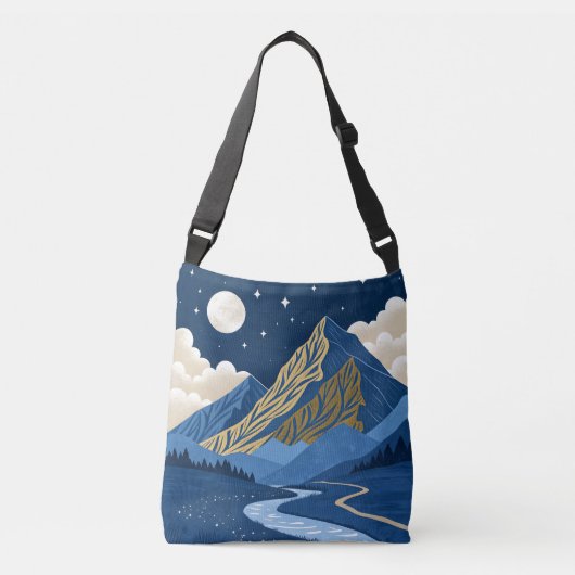 Bergmaanlicht Crossbody Tas (Voorkant)