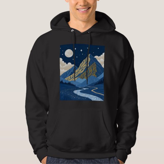 Bergmaanlicht Hoodie (Voorkant)