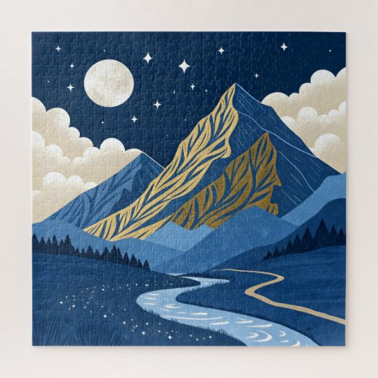 Bergmaanlicht Legpuzzel (Verticaal)