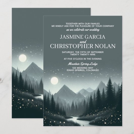 bergmagie kaart (Voorkant / Achterkant)