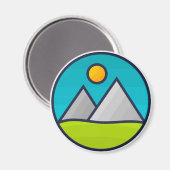 Bergmagneet Magneet (Voorkant / Achterkant)