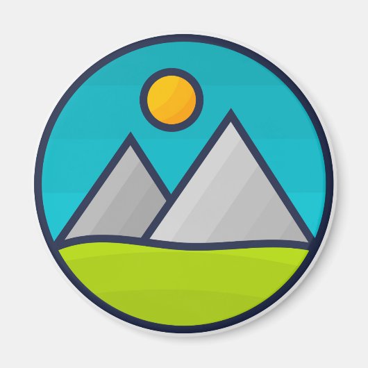 Bergmagneet Magneet (Voorkant)