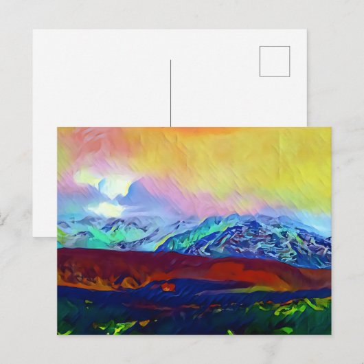 bergmassief van Spanje Briefkaart (Voorkant / Achterkant)