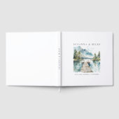 Bergmeer Aquarel Bos Bruiloft Bomen Gastenboek (Volledig)