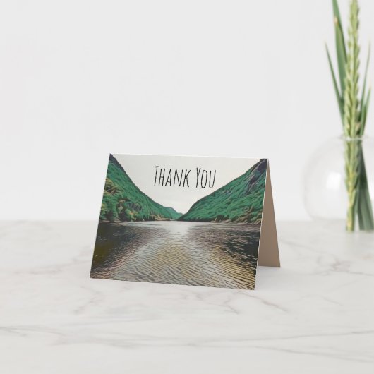bergmeer bedankkaart (Voorkant)