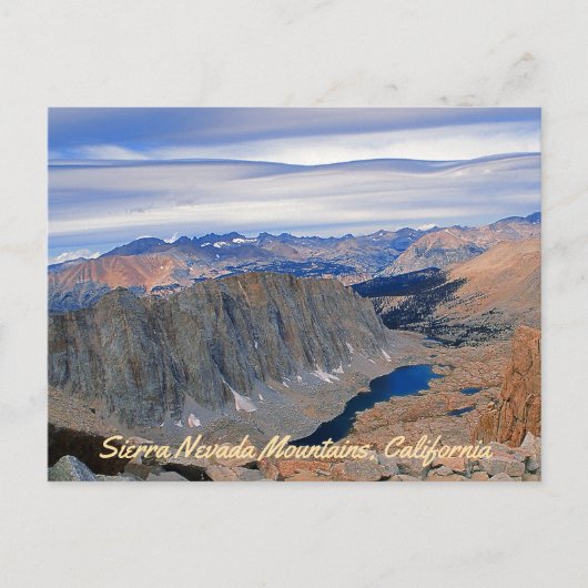 bergmeer briefkaart (Voorkant)