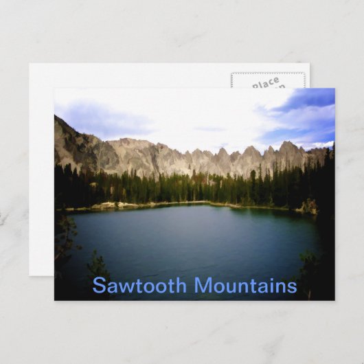 bergmeer briefkaart (Voorkant / Achterkant)