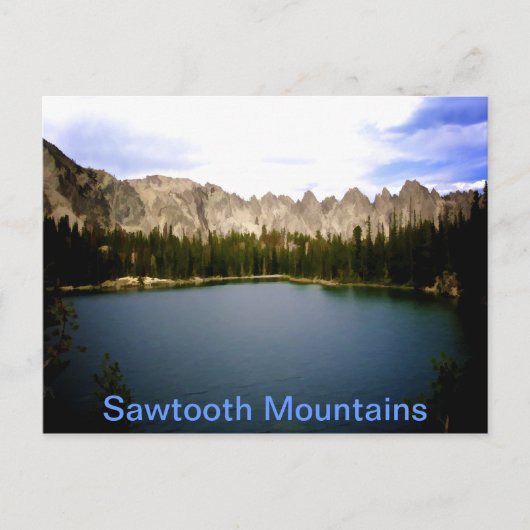 bergmeer briefkaart (Voorkant)