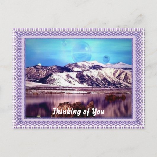 bergmeer briefkaart (Voorkant)