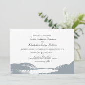 bergmeer | Bruiloft Kaart (Staand voorkant)