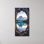 Bergmeer Canvas Afdruk (Voorkant)
