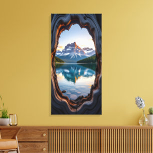 Bergmeer Canvas Afdruk