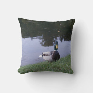 Bergmeer en Mallard Duck Pillow Kussen