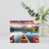 Bergmeer in het nationaal park High Tatra 3 Briefkaart (Staand voorkant)