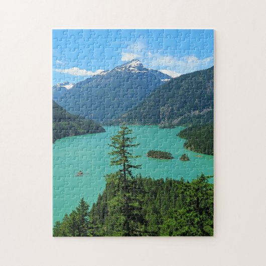 Bergmeer in het noordelijk deel van de Cascades WA Legpuzzel (Verticaal)