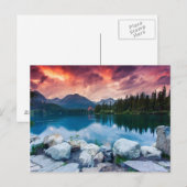 Bergmeer in National Park High Tatra 2 Briefkaart (Voorkant / Achterkant)