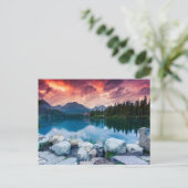Bergmeer in National Park High Tatra 2 Briefkaart (Staand voorkant)