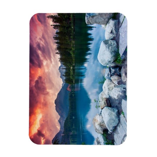 Bergmeer in National Park High Tatra 2 Magneet (Verticaal)