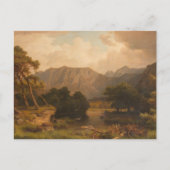 Bergmeer met reigers – Heinrich Funk Briefkaart (Voorkant)