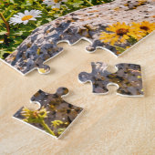 Bergmeer met wilde bloemen legpuzzel (Zijkant)