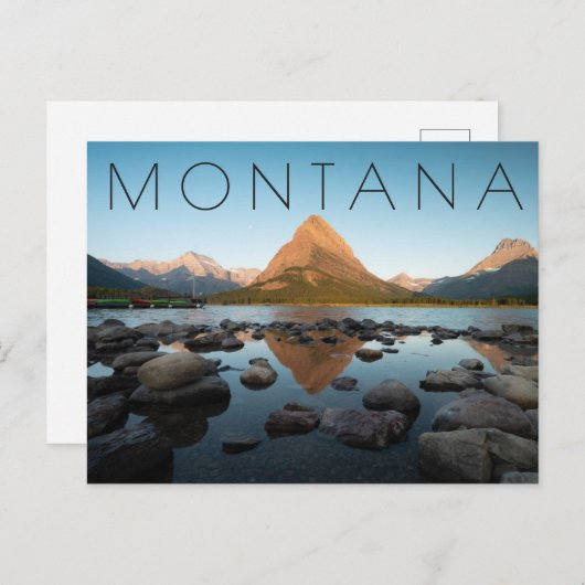 bergmeer | Nationaal park Glacier Briefkaart (Voorkant / Achterkant)