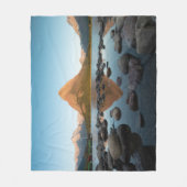 bergmeer | Nationaal park Glacier Fleece Deken (Voorkant)