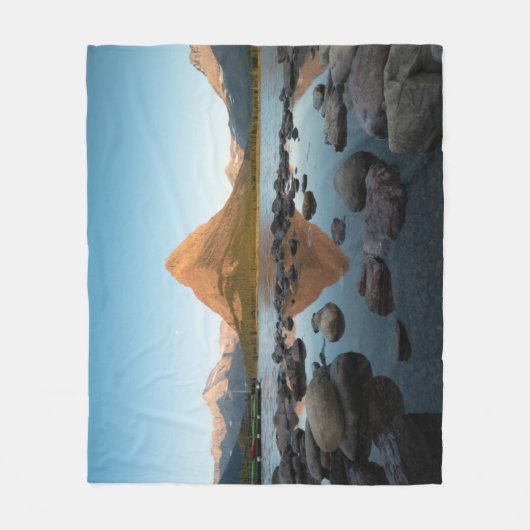 bergmeer | Nationaal park Glacier Fleece Deken (Voorkant)