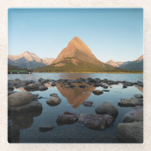 bergmeer Nationaal park Glacier Glazen Onderzetter