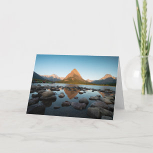 bergmeer   Nationaal park Glacier Kaart