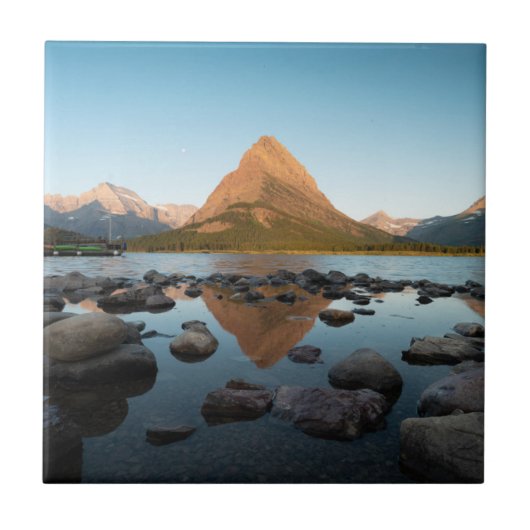 bergmeer | Nationaal park Glacier Tegeltje (Voorkant)