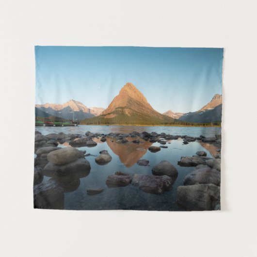 bergmeer | Nationaal park Glacier Wandkleed (Voorkant (horizontaal))