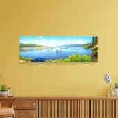 Bergmeer Panorama Print | Schilderachtige Natuur K (Insitu (Woonkamer))