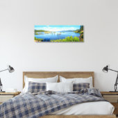 Bergmeer Panorama Print | Schilderachtige Natuur K (Insitu (Slaapkamer))