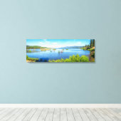 Bergmeer Panorama Print | Schilderachtige Natuur K (Insitu (Houten vloer))